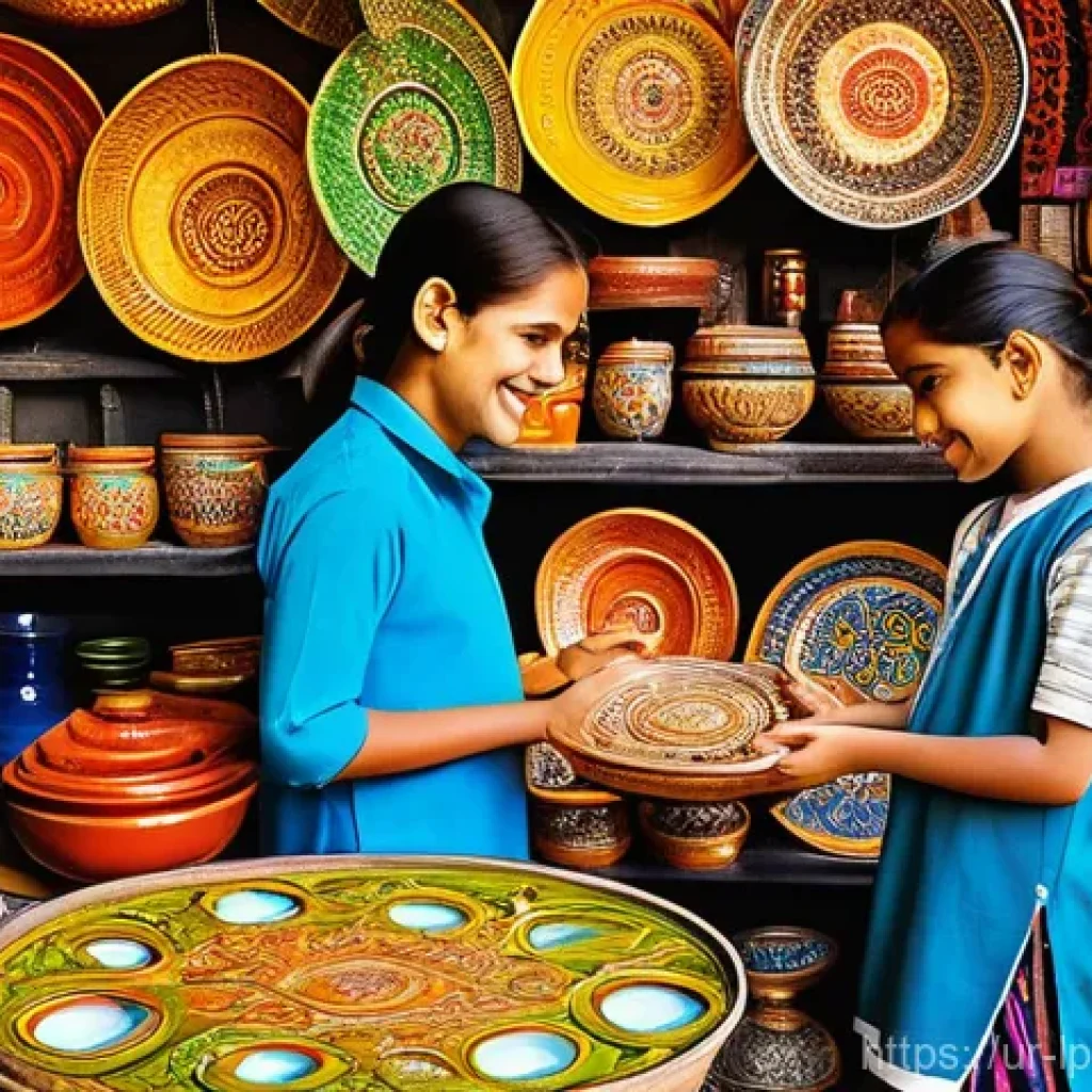 가족 여행을 통한 창의적 자기 표현 - **Cultural Immersion and Discovery**: A South Asian family, consisting of parents and two children (...