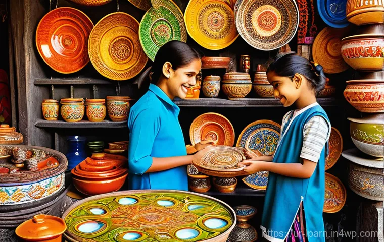 가족 여행을 통한 창의적 자기 표현 - **Cultural Immersion and Discovery**: A South Asian family, consisting of parents and two children (...